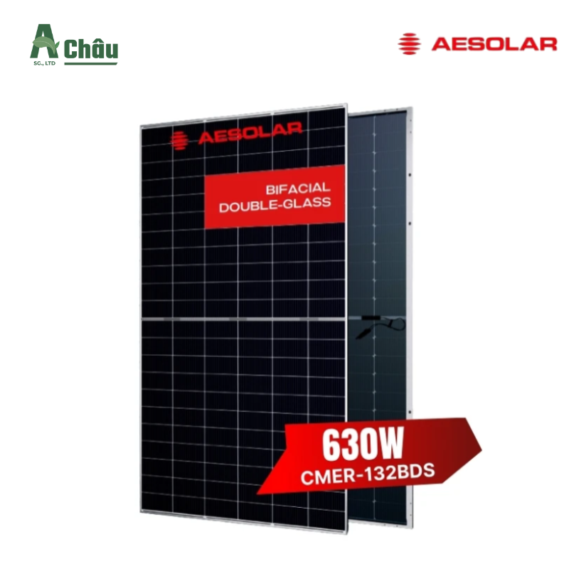 Tấm Pin Năng Lượng Mặt Trời AE Solar 630W | CMER-132BDS